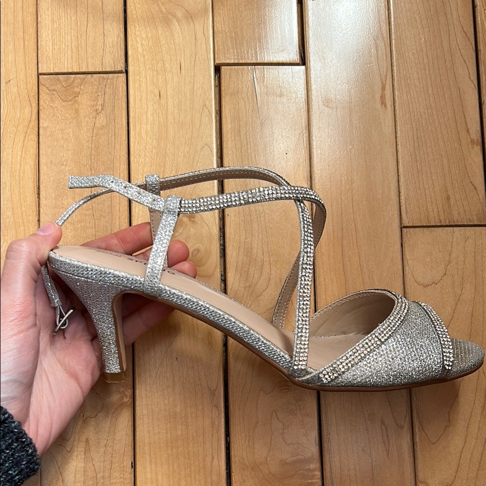 Call It Spring Silver Prom Heels - Picture 3 of 5